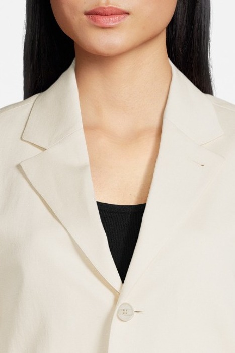 COTTON LINEN BLAZER BONE WHITE 4