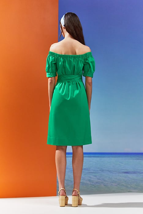 DR NADIA - OFF THE SHOULD BRIGHT GREEN 3