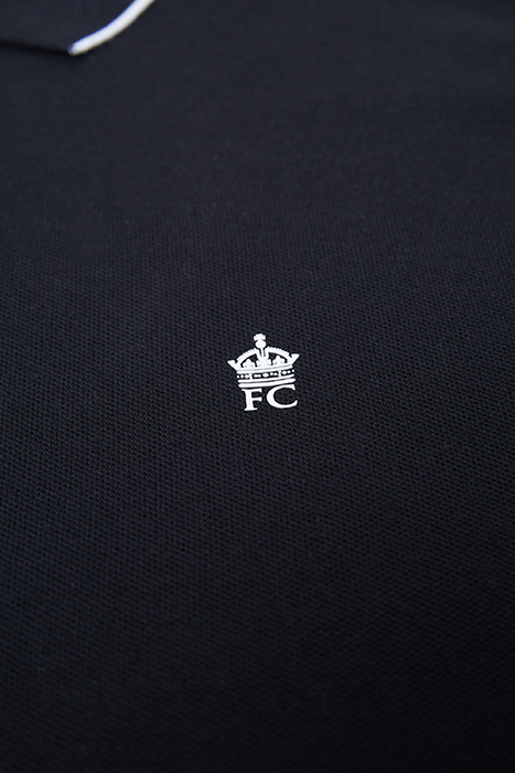 SINGLE TIPPED PIQUE POLO MARINE 3