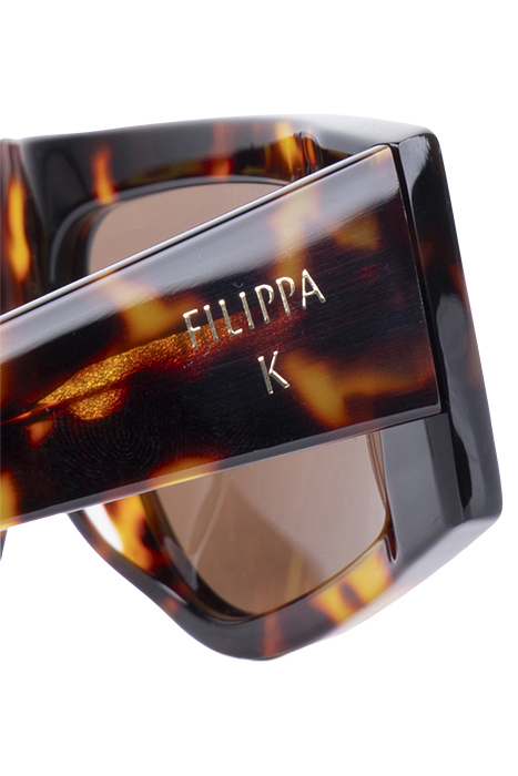 ANGLED ACETATE SUNGLASSES TORTOISE 3