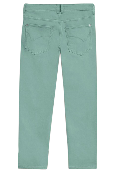 BLAKE STRAIGHT CROP JEAN MID TEAL 3