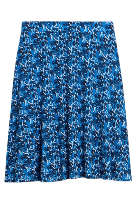 JADE ECO VERO JERSEY SKIRT BLUE PRINTED 3
