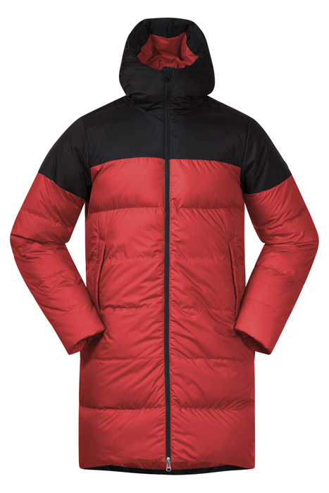 OSLO UNISEX DOWN PARKA RED SAND / BLACK 3