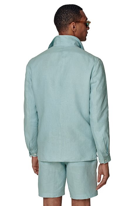 MINT BLUE RELAXED FIT SHIRT-JACKET MINT BLUE 2