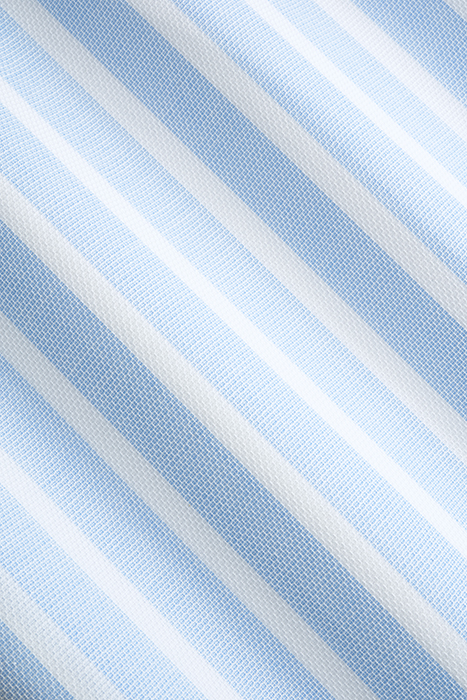 BLUE STRIPED ONE PIECE COLLAR EXTRA SLIM FIT SHIRT BLUE 9