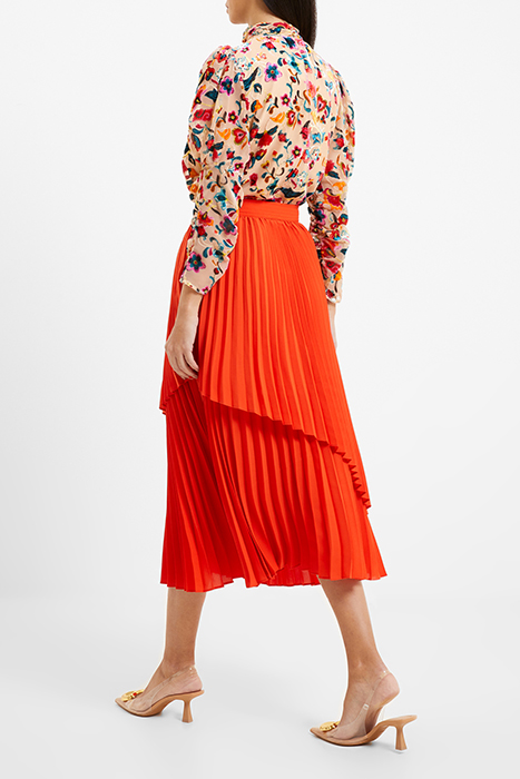 ARIE PLEATED SKIRT RED 2