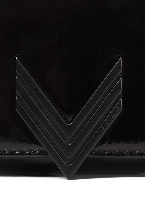 BLACK PATENT LEATHER 111 MINI WALLET BLACK 6