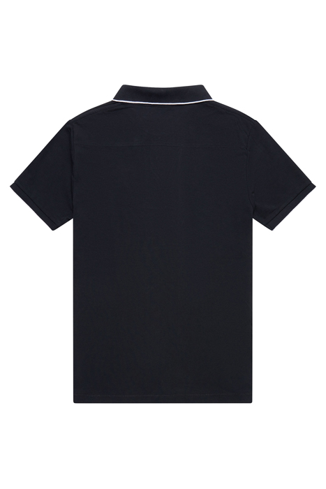 SINGLE TIPPED PIQUE POLO MARINE 2