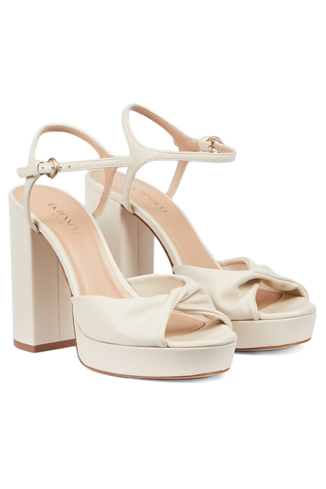 ROSA TWISTED SANDAL PEARLISED GREY 2