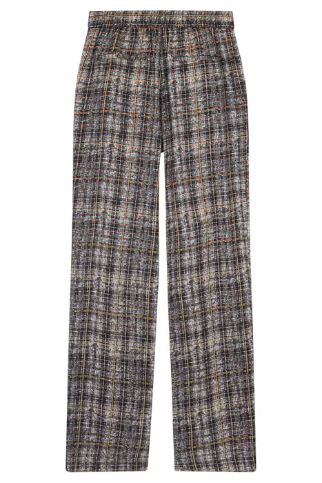 ELASTIC WAIST PANT TWEED PLAID 4