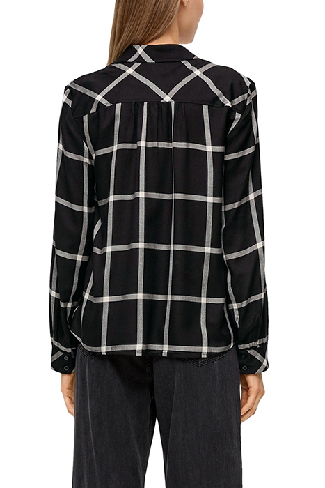 S.OLIVER BLOUSES GREY/BLACK 2