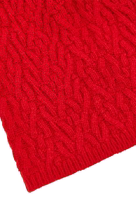 CABLE BEANIE POPPY 3