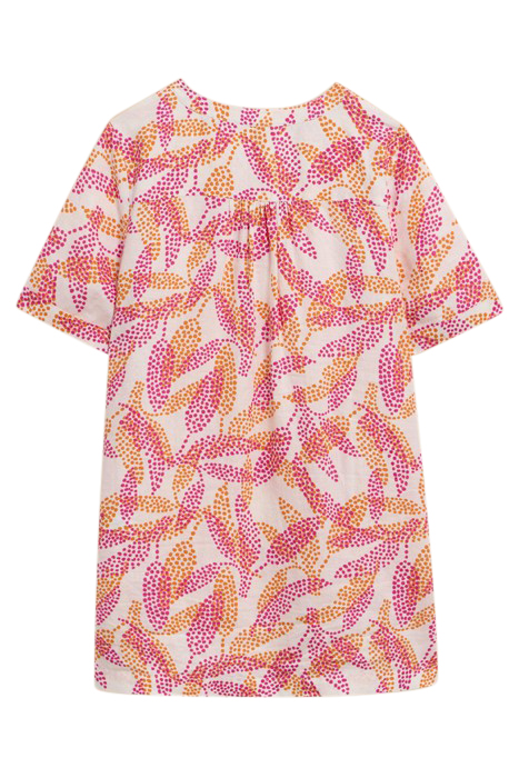 LINA LINEN TUNIC IVORY PRINTED 2