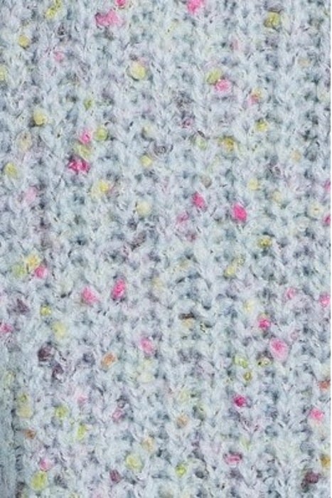 SHORT LIGHT BLUE NEPS SWEATER 5