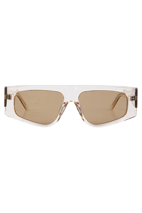 ANGLED ACETATE SUNGLASSES PALE ROSE 2