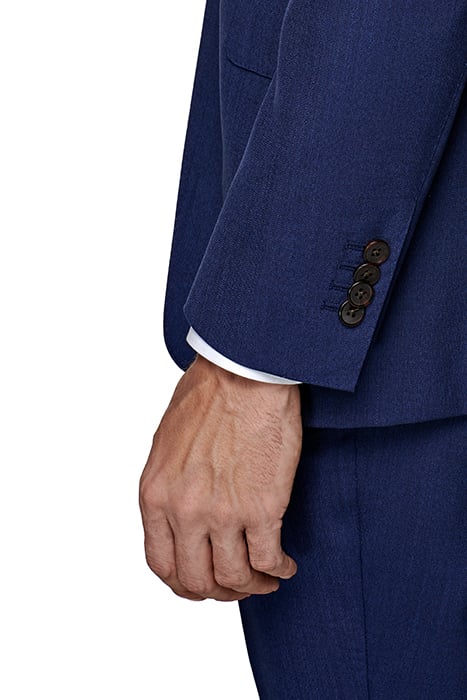 MID BLUE THREE-PIECE TAILORED FIT LAZIO SUIT 9