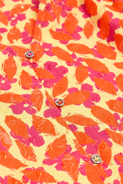 RAE COTTON VEST ORANGE 4