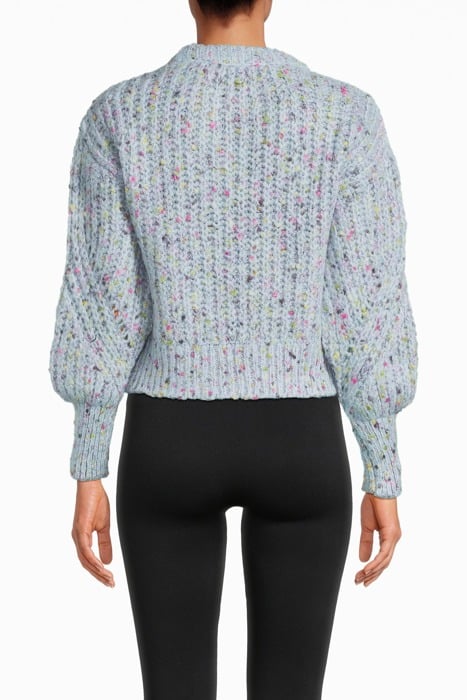 SHORT LIGHT BLUE NEPS SWEATER 2