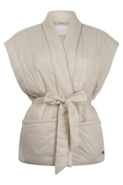 SLEEVELESS KIMONO ROMY OYSTER WHITE 2
