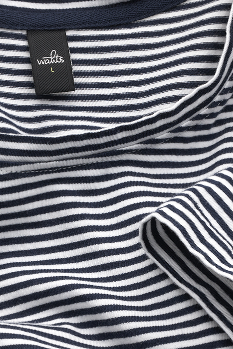WOODS | CREW NECK T-SHIRT NAVY/WHITE STRIPE 2