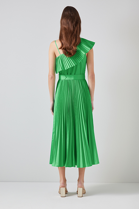 JOSEPHINE COTTON MIDI DRESS GREEN 2