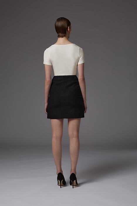 SK CHARLEE - BOUCLE TRIM BLACK 2