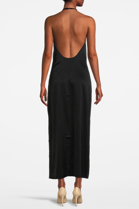 DEEP BACK DRESS BLACK 2