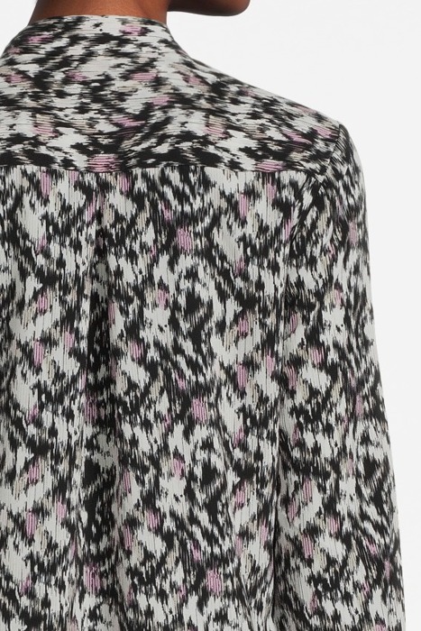 COMMA BLOUSES GREY/BLACK 4