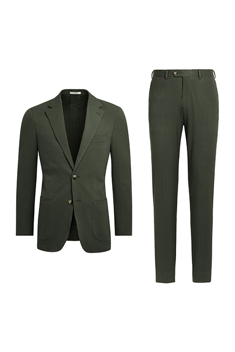 DARK GREEN TAILORED FIT HAVANA SUIT DARK GREEN 5