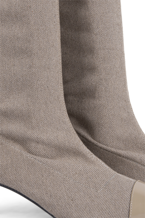 POINTY KITTEN STRETCH DENIM BO SAND BEIGE 4