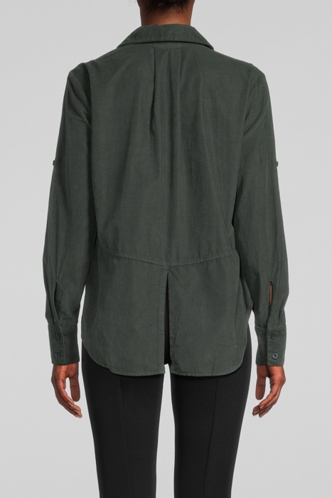 SPLIT BACK BUTTON DOWN GREEN GABLE 2