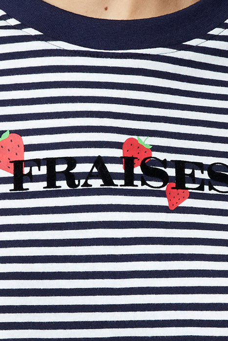FC FRAISES STRIPE TEE MARINE 4
