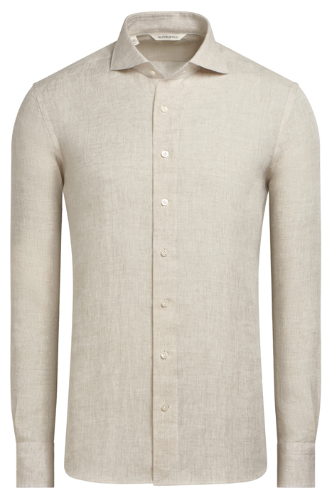 LIGHT BROWN SLIM FIT SHIRT 4