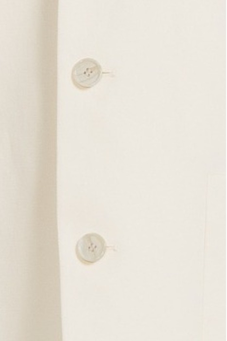 COTTON LINEN BLAZER BONE WHITE 5