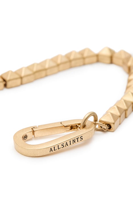 KAY STUD NECKLACE WARM BRASS 4