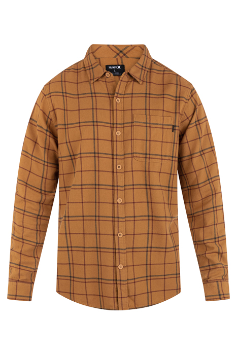 PORTLAND ORGANIC FLANNEL LONG SLEEVE EARTHSTONE 3