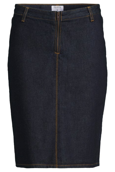 DENIM MIDI ZIP SKIRT MIDNIGHT B 3