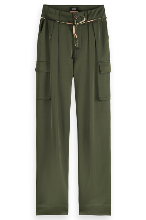 FAYE - HIGH RISE RELAXED TAPERED LEG PAPER BAG UTILITY PANT 4