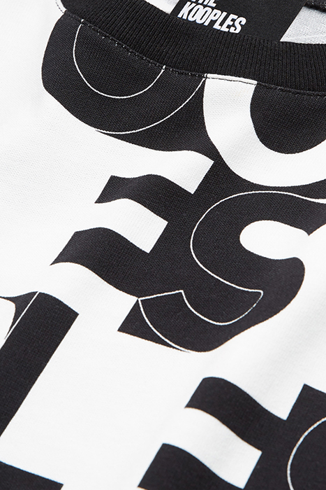 T SHIRT MONOGRAMME BLACK / WHITE 7