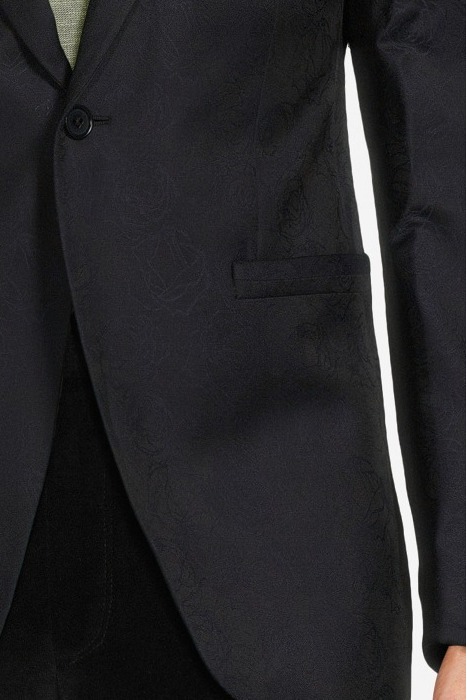 JAKE FIT - ONE BUTTON NOTCH LAPEL TEXEDO MIDNIGHT 4