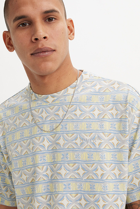 RED PRINTED T-SHIRT BLUE 5