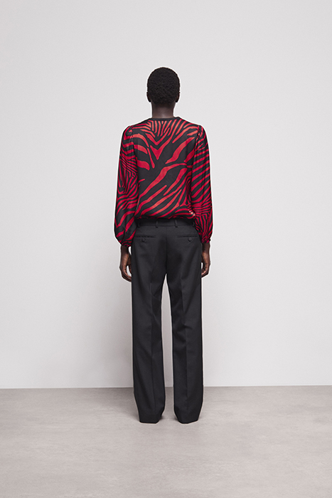 PANTALON COSTUME FIT TISSU MOIRE COTE BLACK 2