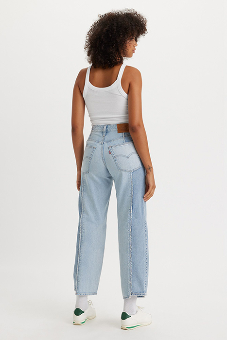 BAGGY FLARED JEANS BLUE 2