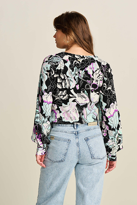 BLOUSE - ISLAND LIFE MULTI COLOUR 2