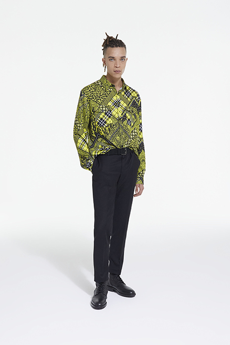 CHEMISE MANCHES LONGUES BLACK / YELLOW 3