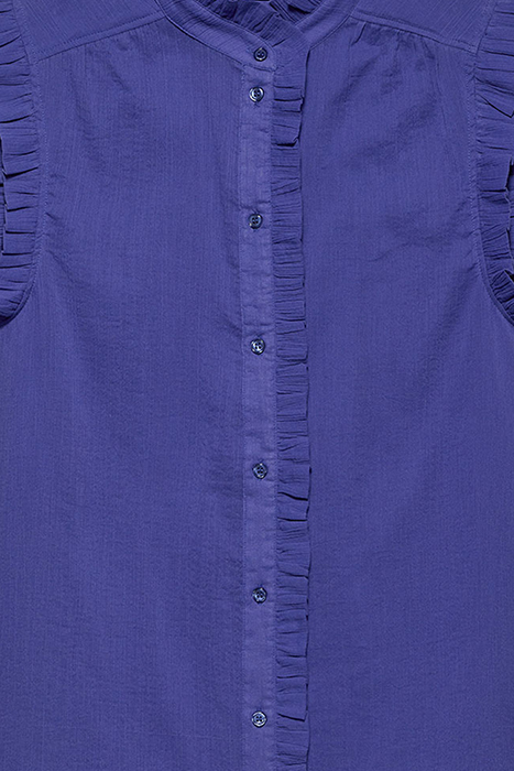 RUFFLE BLOUSE ULTRA MARINE 2