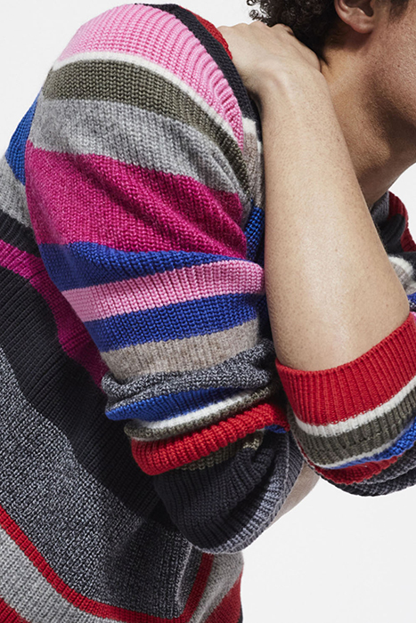 PULL COL ROND RAYE MIX YARN MULTICO 5