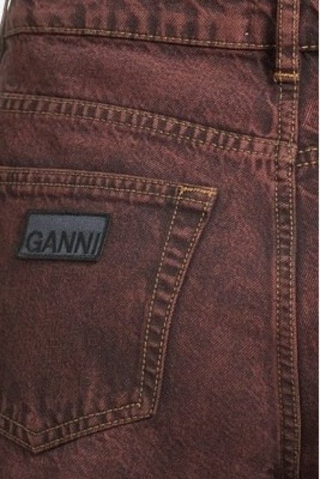 OVERDYED BLEACH DENIM IZEY SHAVED CHOCOLATE 5