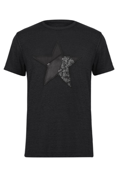 SS CREW TEE - TORN STAR BLACK 2