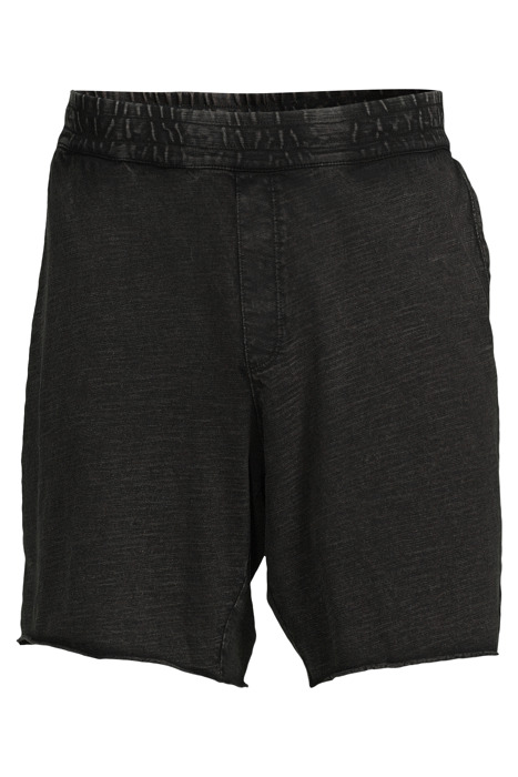 LANCASTER HIGHTWIST SLUB COTTON SHORTS W BLACK 3